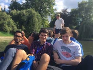 Punting on the river Cam