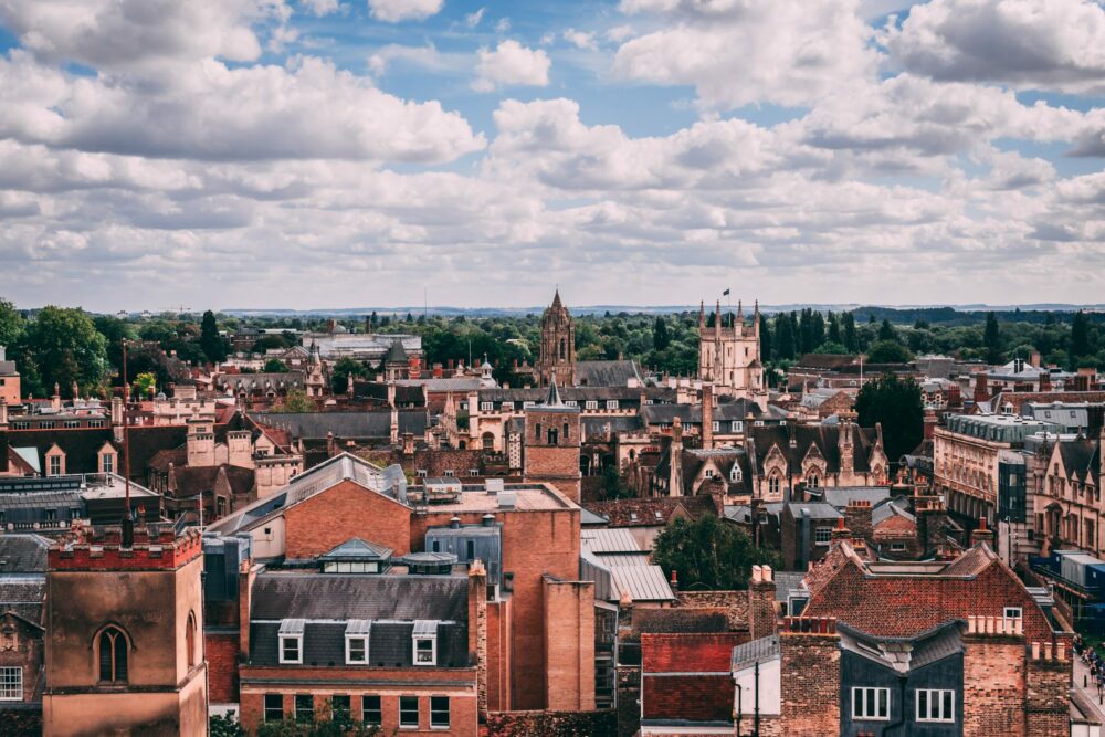 City view with Cambride University