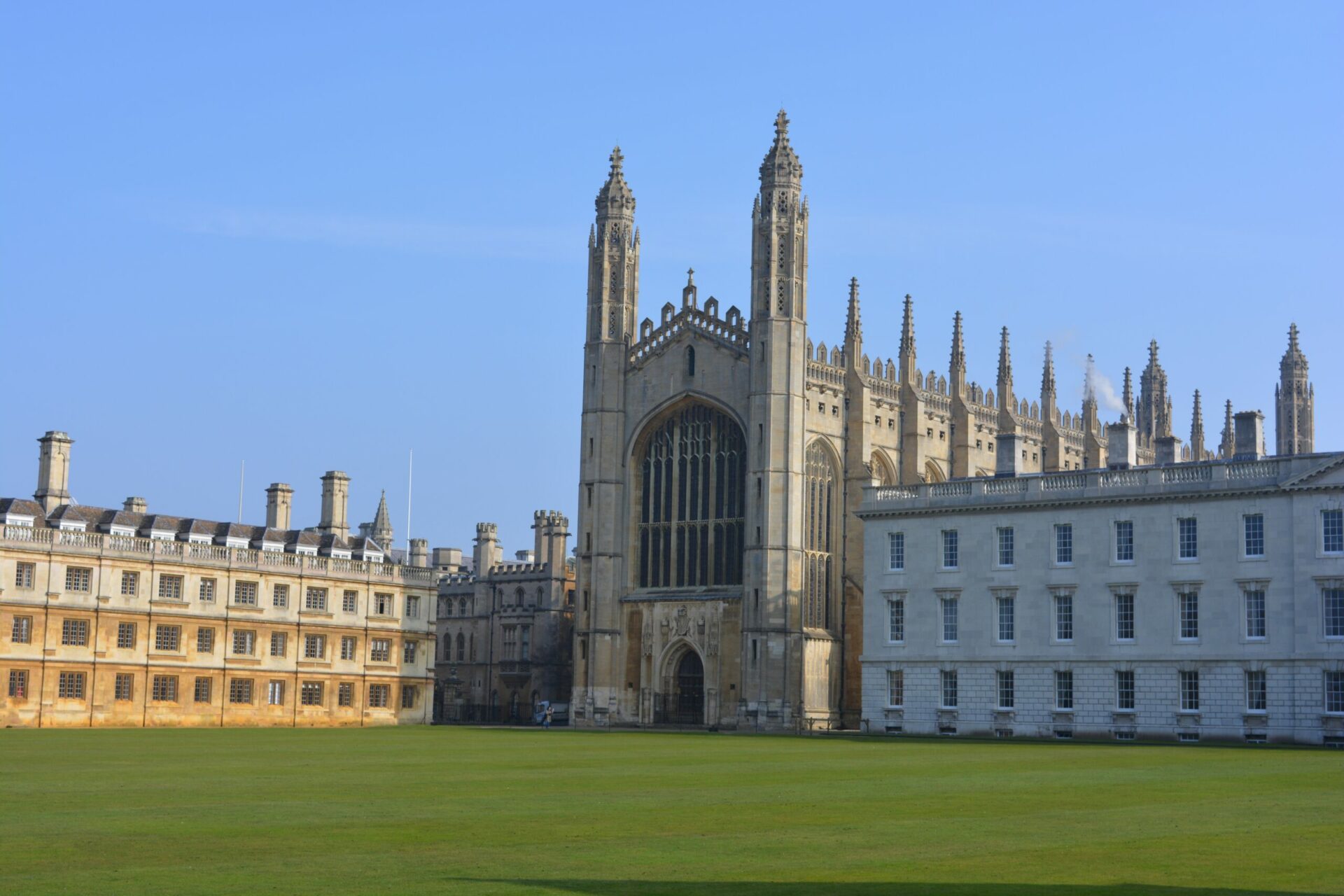 Front view of Cambridge University