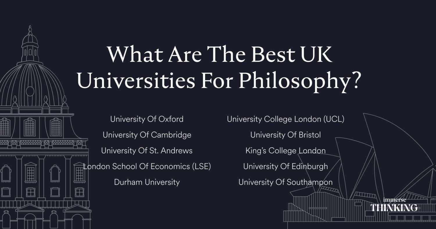 list of best UK universities for Philosophy degrees