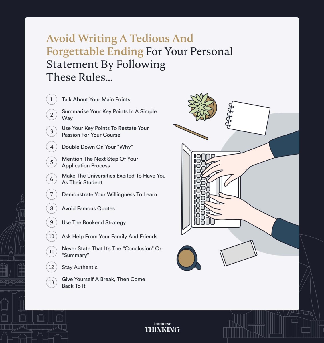 How To End A Personal Statement Make A Lasting Impression Immerse 