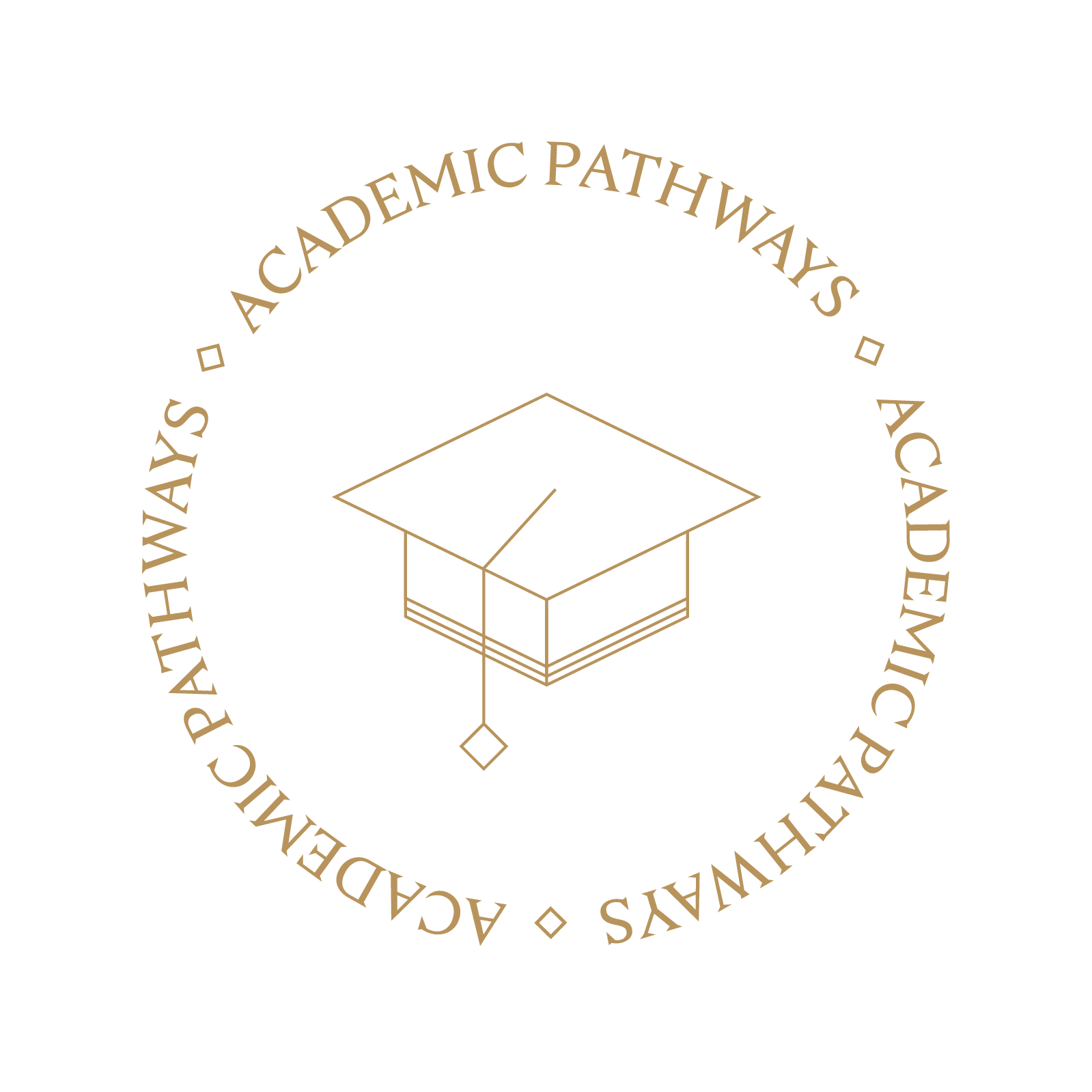 Academic Pathway transparent gold logo