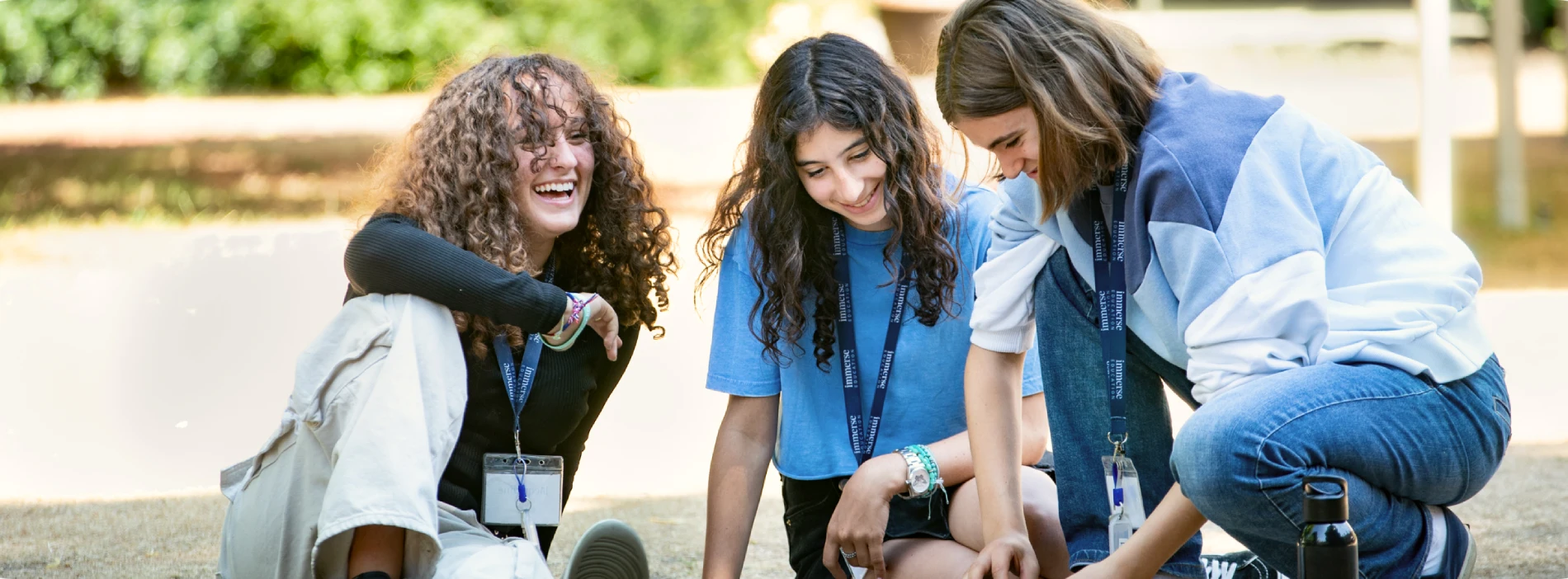 a group of girl students smiling