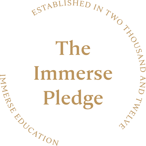 Immerse Pledge established in 2012